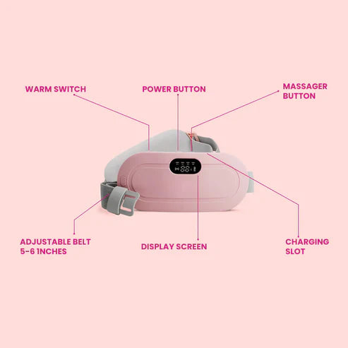 BILAFIYA Period Cramp Relief Heat & Massage Belt