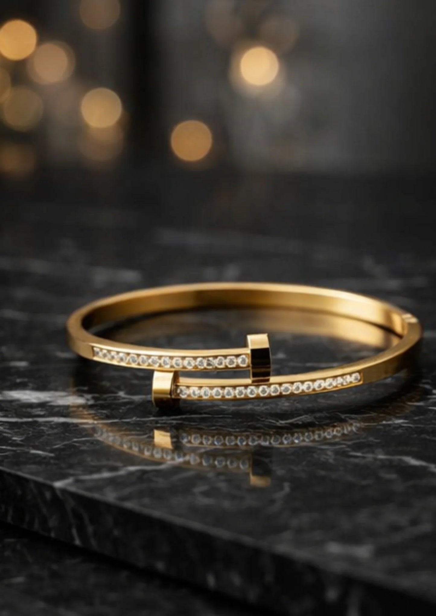 Imperial Glow Crystal Bangle