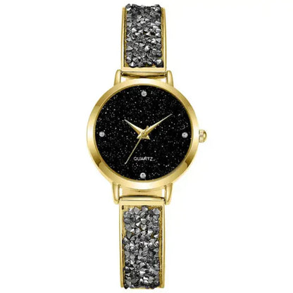 6 Pcs Golden Black Women’s Jewellery Set.