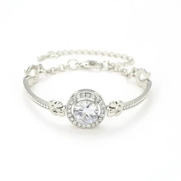 6 Pcs Silver White Women’s Jewellery Set.