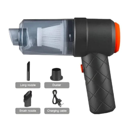 Portable Car Vacuum with 6″ Head, ABS Plastic, 6″ Length