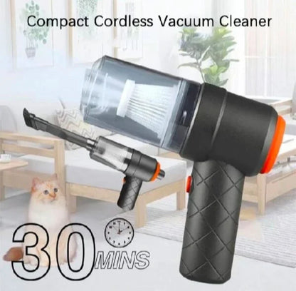 Portable Car Vacuum with 6″ Head, ABS Plastic, 6″ Length