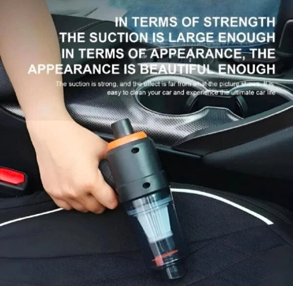 Portable Car Vacuum with 6″ Head, ABS Plastic, 6″ Length