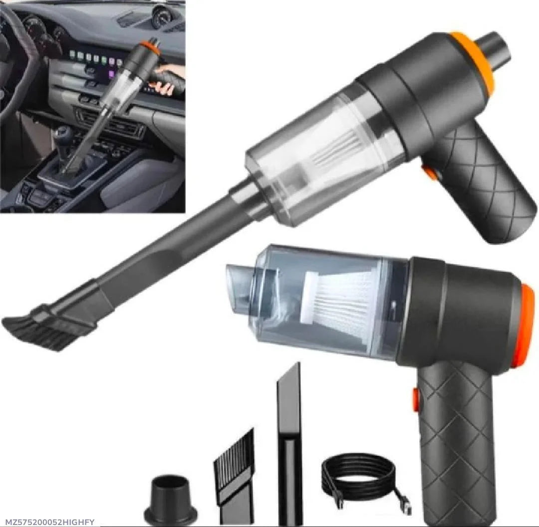 Portable Car Vacuum with 6″ Head, ABS Plastic, 6″ Length