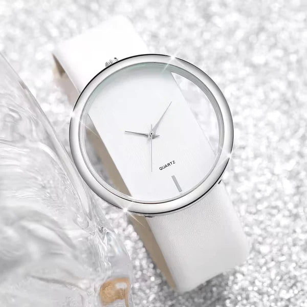 6 Pcs Hollow Dail Women'S Watch Set.